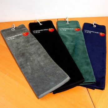 Schlägerhandtuch GT100 Golftuch Velour – Strawberry Tour