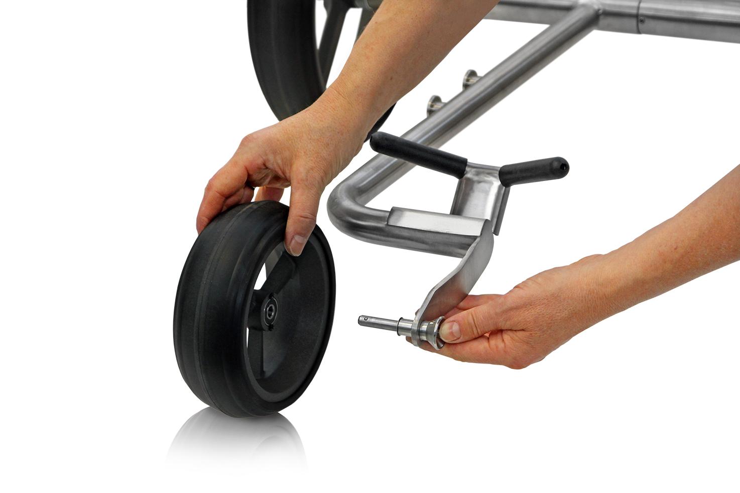 Elektrotrolley PG-Powergolf Zorro Flat Titan – Bild 11